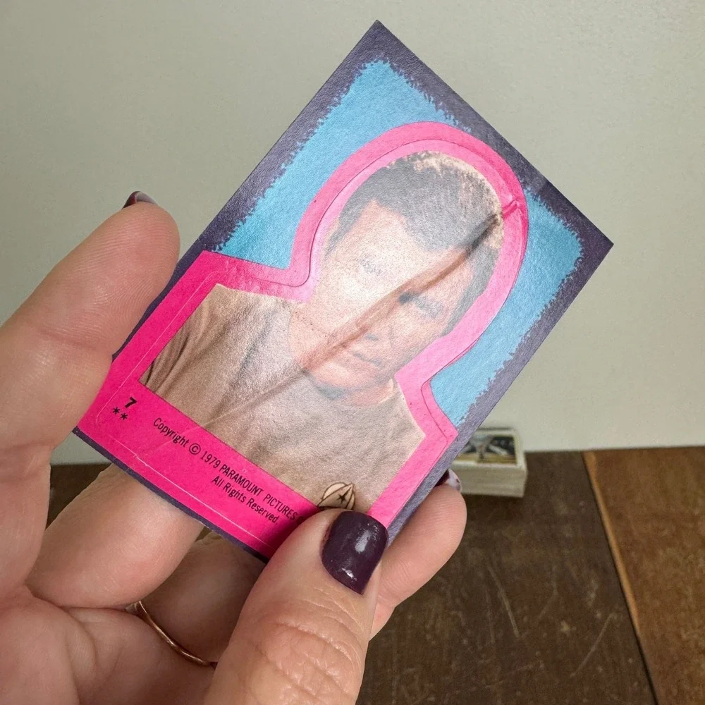 Vintage 1979 Star Trek The Motion Picture Trading Cards and Stickers‎ Lot Topps